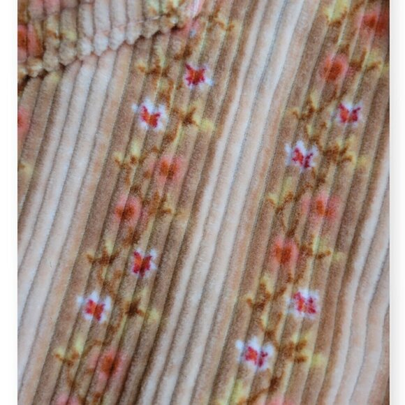 BDG Mom High Rise Peach Pink Floral Corduroy Pants Size 26 Cute Everyday Look - Picture 5 of 12